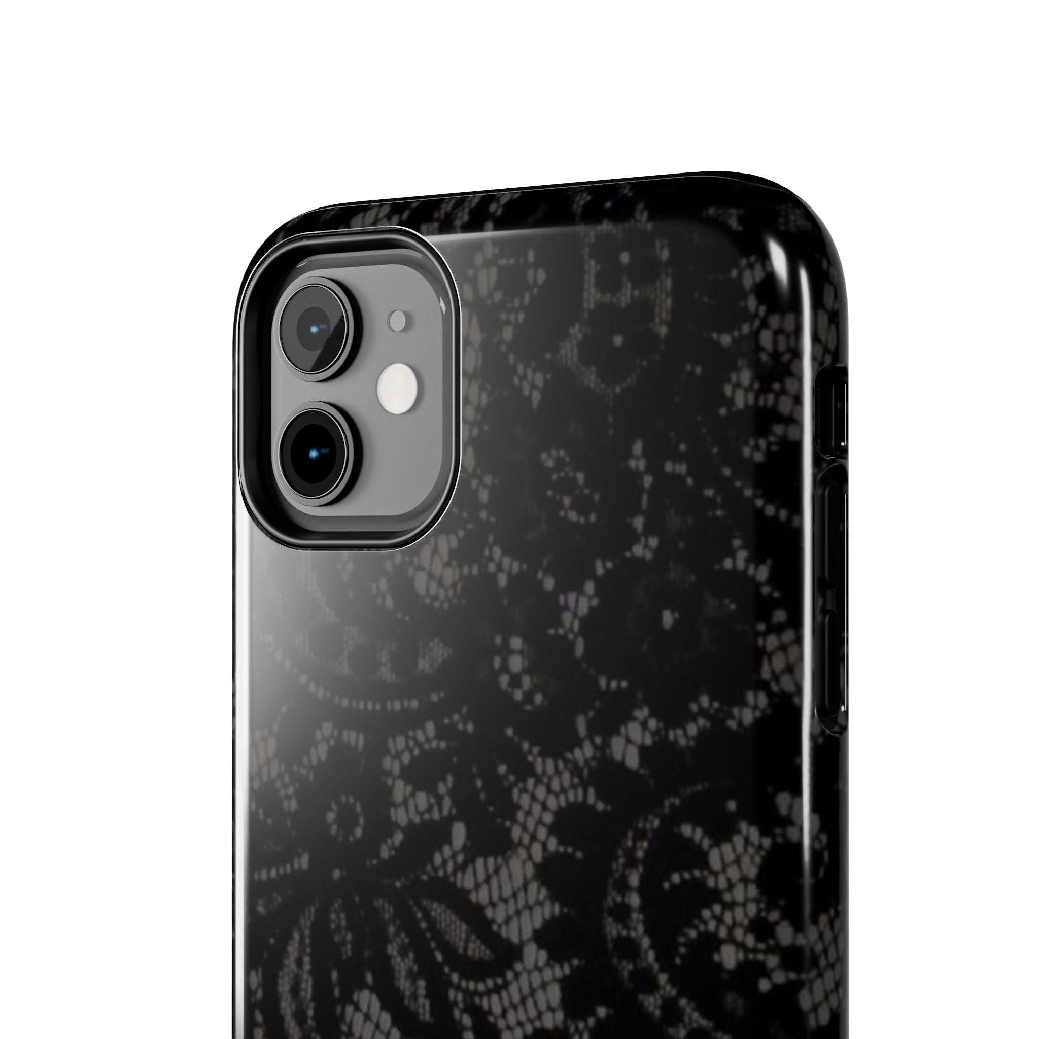 Black Lace Pattern Phone Case | Tough Phone Case
