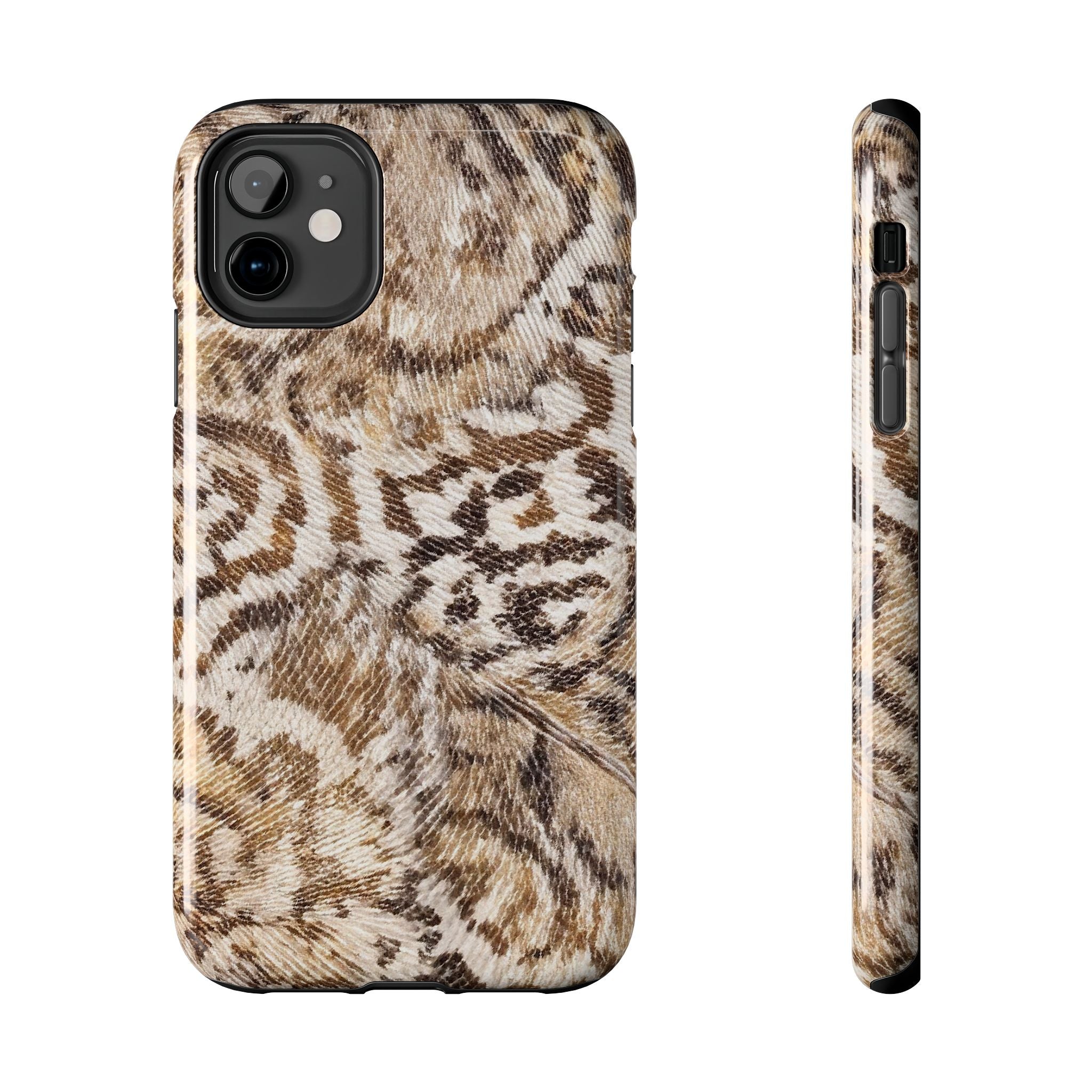 Leopard Print Pattern Phone Case | Animal Fur Design, Protective Tough Case
