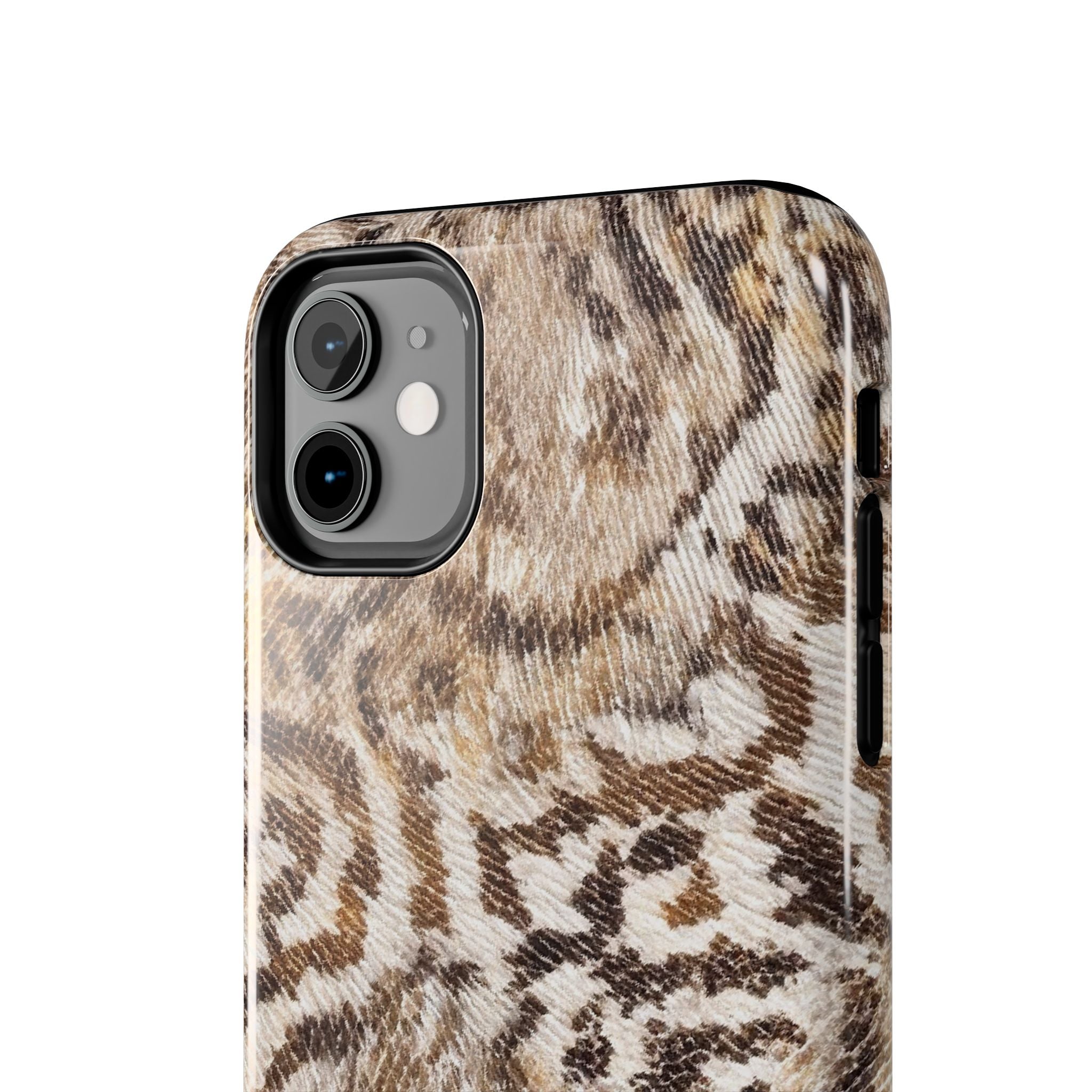 Leopard Print Pattern Phone Case | Animal Fur Design, Protective Tough Case