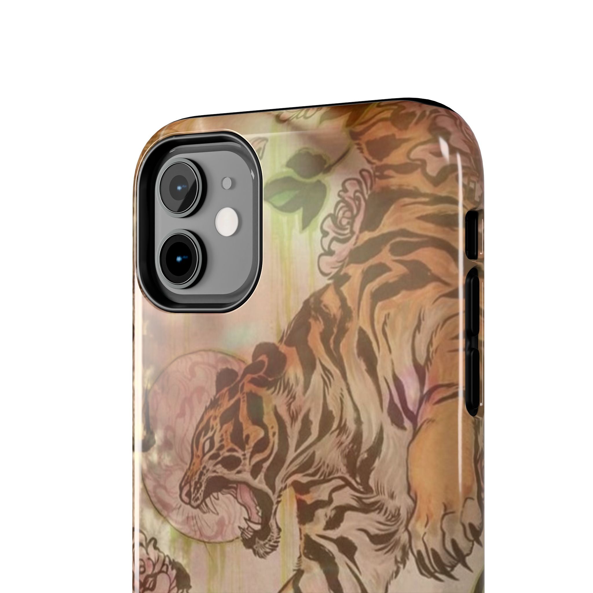 Vintage Floral Tiger Phone Case | Tough Phone Case