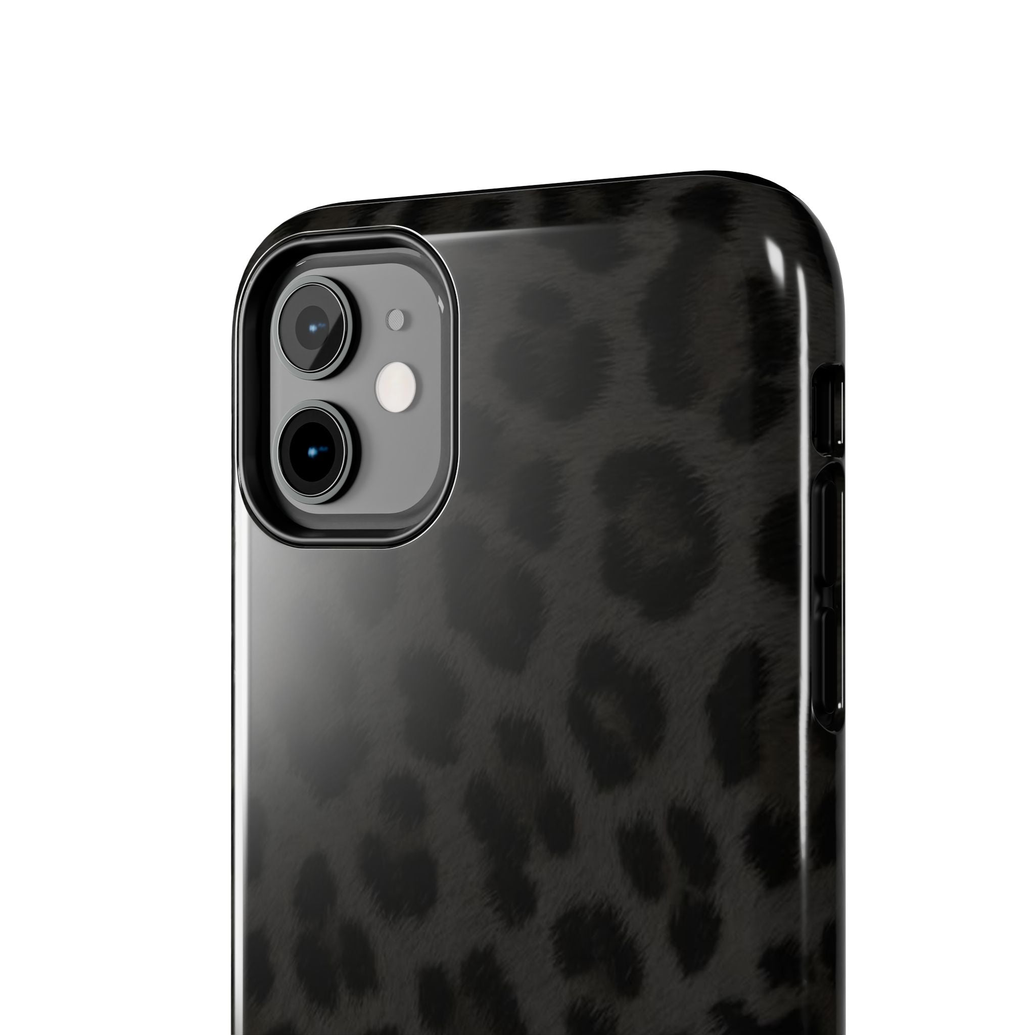 Black Leopard Print Phone Case | Tough Phone Case