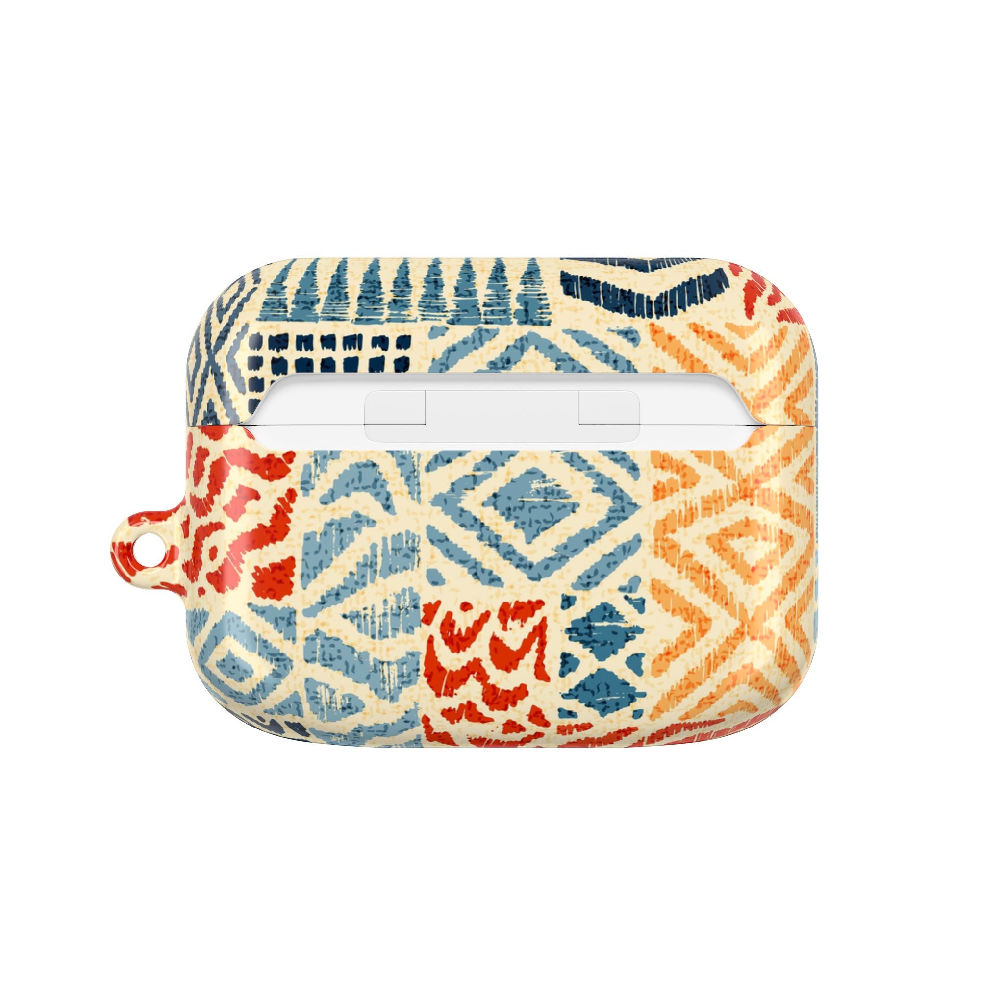 Boho Patchwork Pattern AirPod Case | Tribal Geometric Print