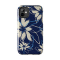 Blue & White Flower | Tough Phone Case