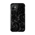 Black Lace Pattern Phone Case | Tough Phone Case