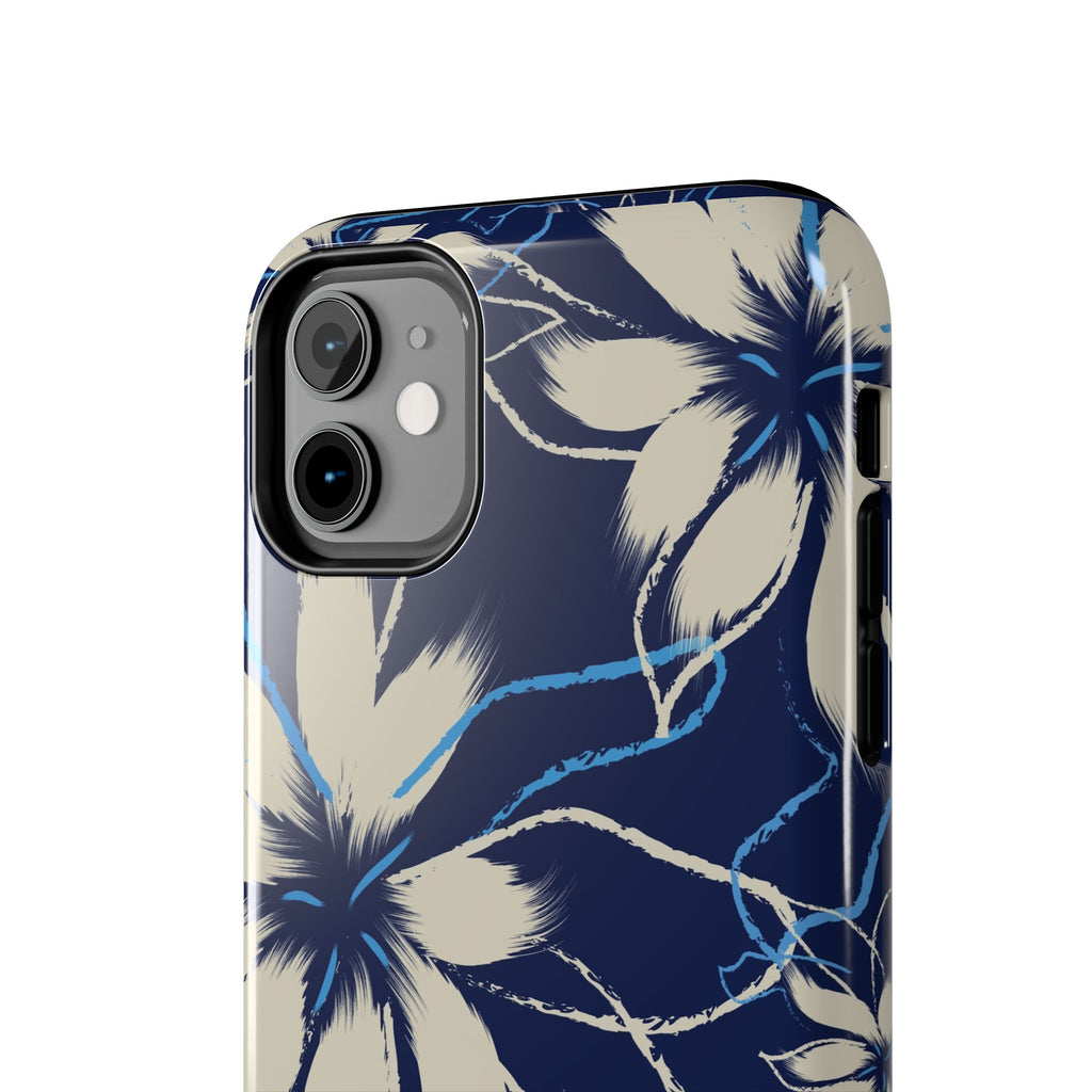 Blue & White Flower | Tough Phone Case